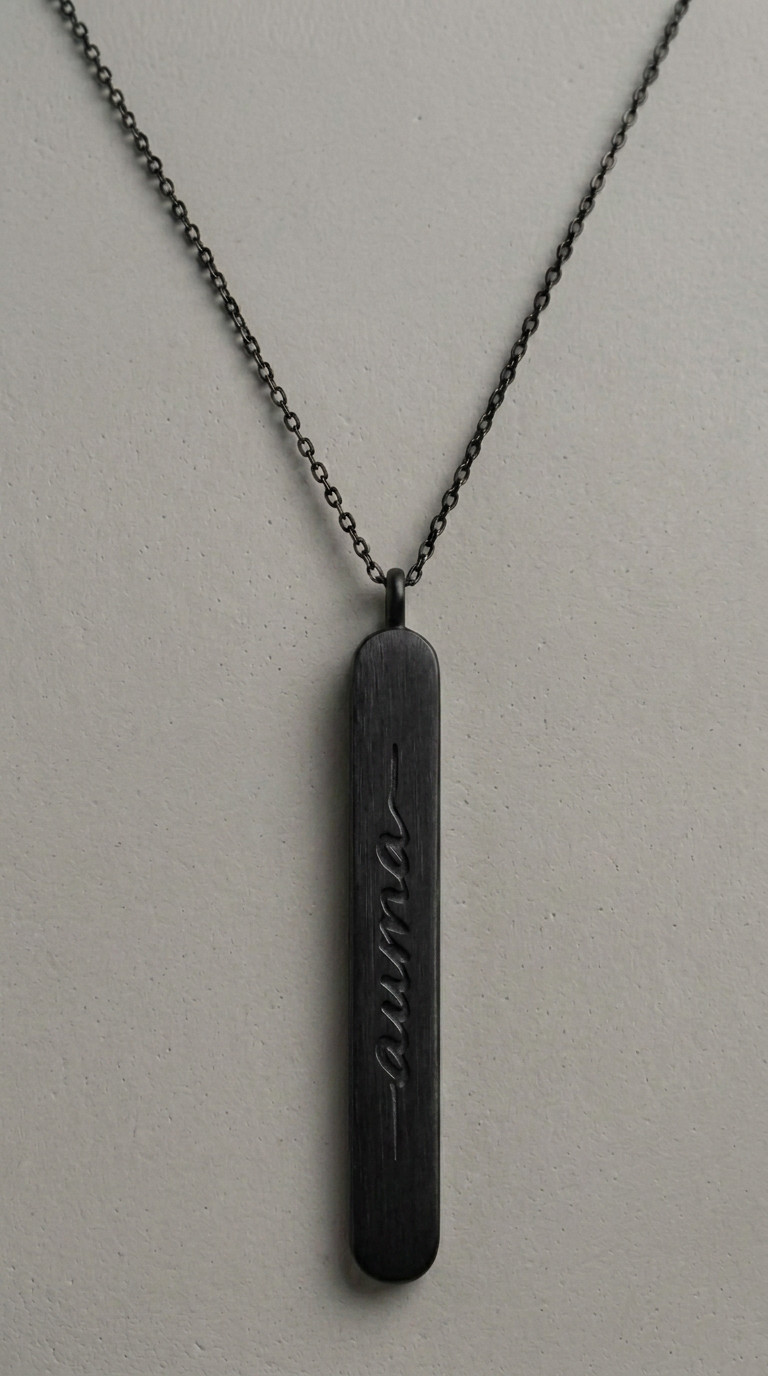 The Black Auma scent pendant