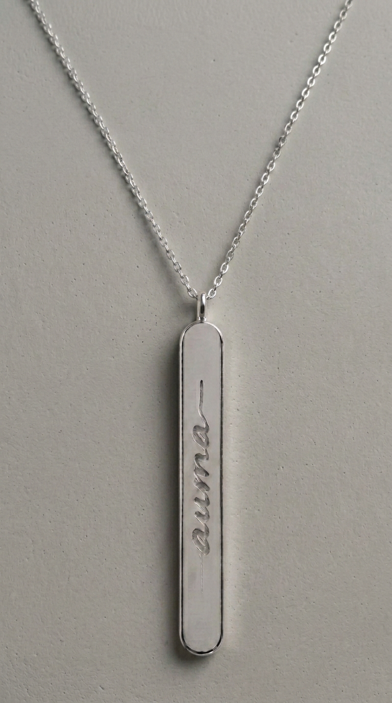 The Silver Auma scent pendant